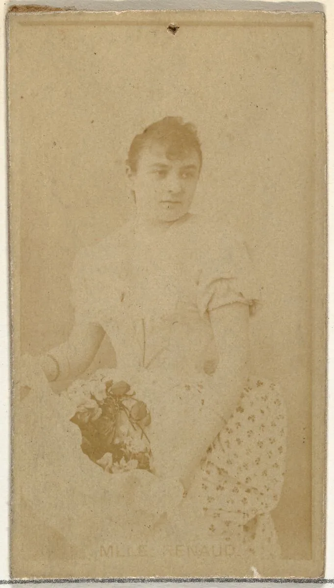 Mlle. Renaud, from the Actors and Actresses series (N145-8) issued by Duke Sons & Co. to promote Duke Cigarettes — W. Duke, Sons & Co.|American Tobacco Company