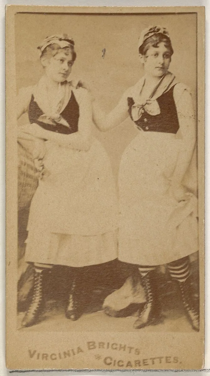 From the Actors and Actresses series (N45, Type 5) for Virginia Brights Cigarettes — Allen & Ginter