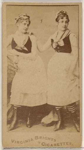 From the Actors and Actresses series (N45, Type 5) for Virginia Brights Cigarettes