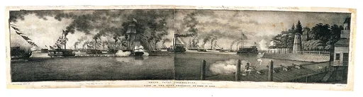 Grand Canal Celebration: View of the Fleet Preparing to Form in Line