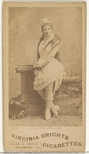 Card 503, from the Actors and Actresses series (N45, Type 1) for Virginia Brights Cigarettes