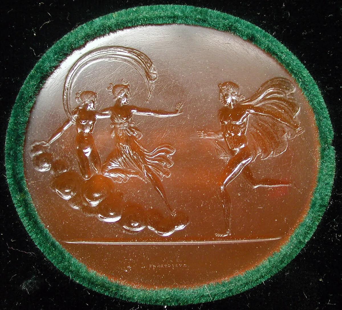 Diana protecting Erigone from the fury of Orestes — Unknown