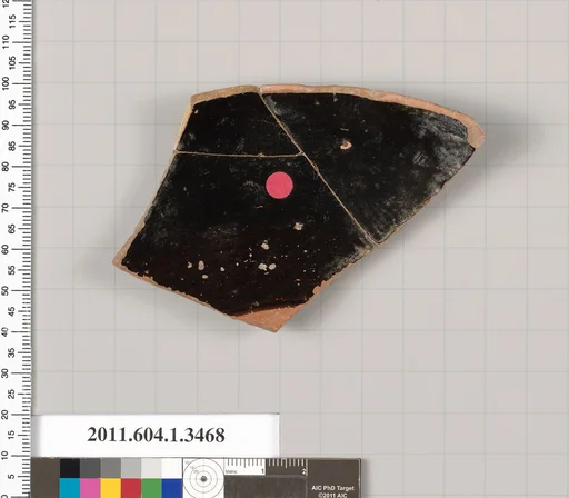 Terracotta fragment of a kylix (drinking cup)