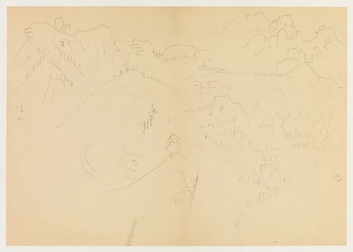 現代   謝稚柳   羅浮山水圖   冊頁|Landscape Sketches of Mount Luofu