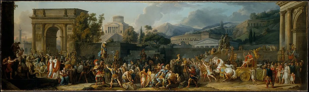 The Triumph of Aemilius Paulus — Carle (Antoine Charles Horace) Vernet