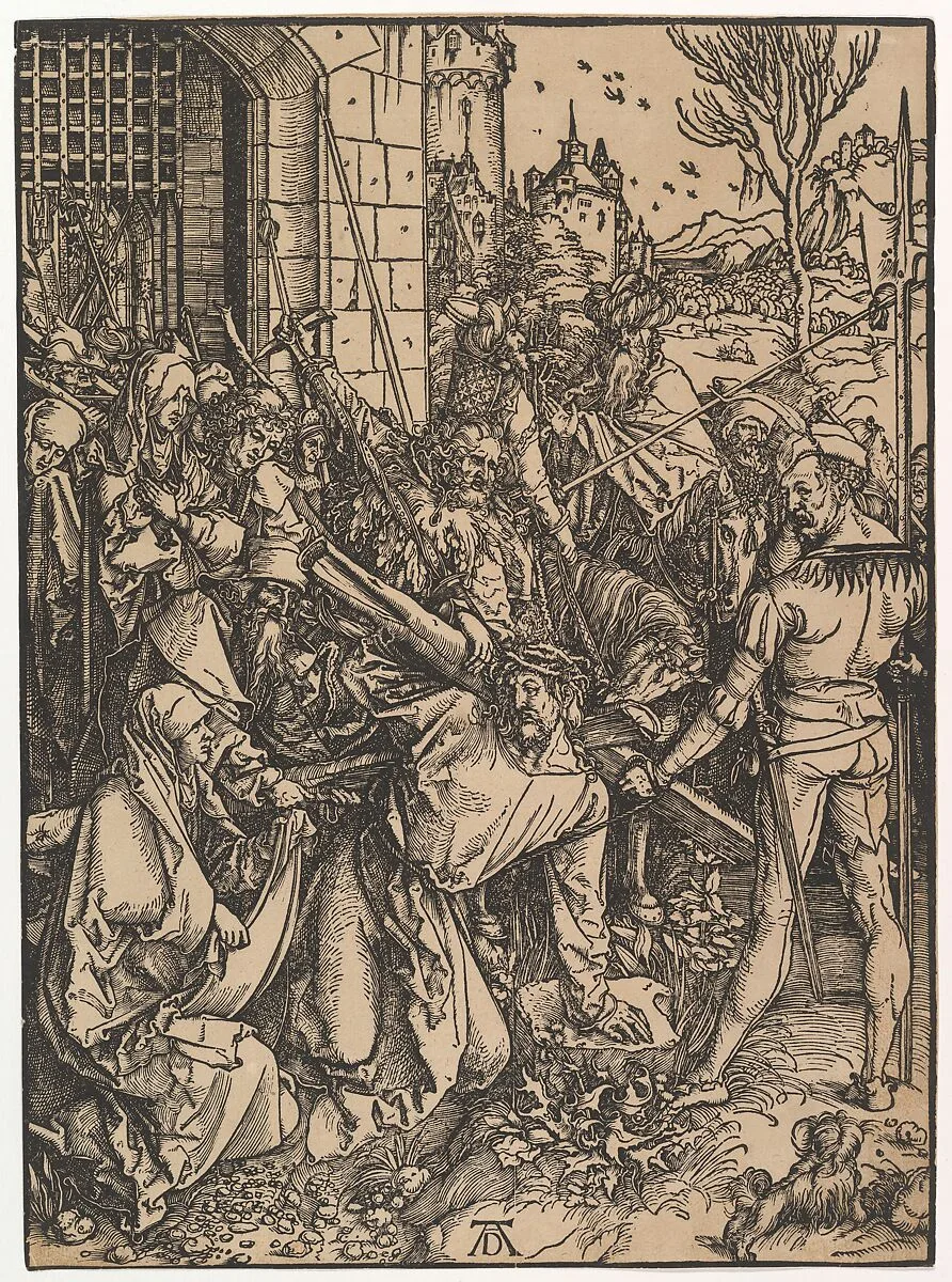 Christ Carrying the Cross, from The Large Passion — Albrecht Dürer