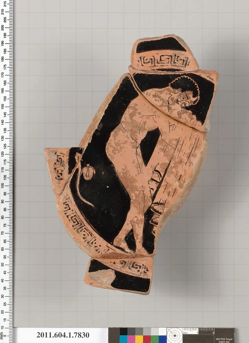 Terracotta fragment of a kylix (drinking cup) — Foundry Painter