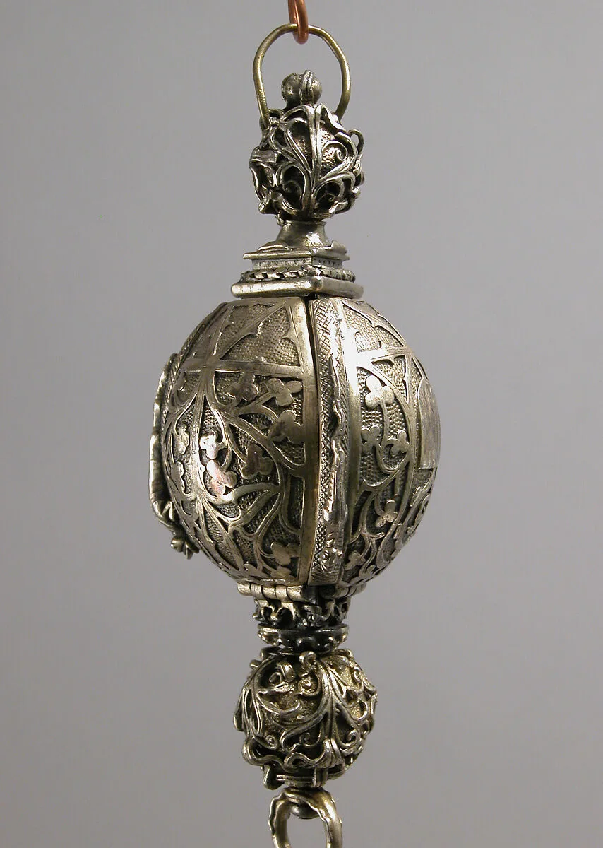 Pomander Bead from a Rosary or Devotional Pendant — Unknown