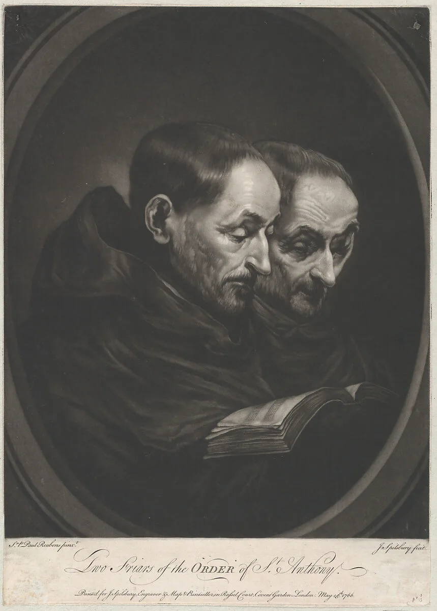 Two Friars of the Order of Saint Anthony — Jonathan Spilsbury|John Spilsbury|Peter Paul Rubens