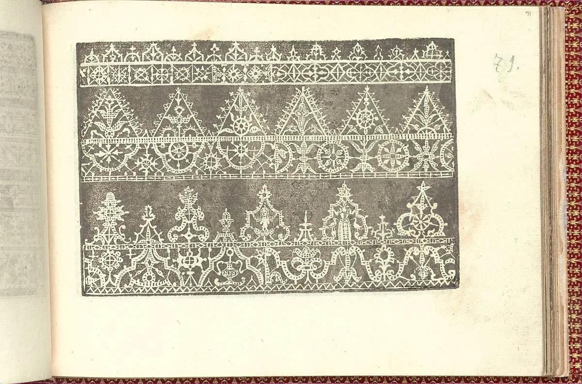 Corona delle Nobili et Virtuose Donne: Libro I-IV, page 71 (recto) — Cesare Vecellio