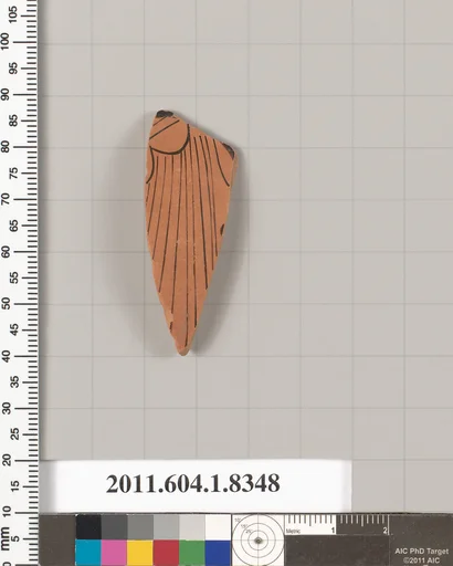 Terracotta fragment of a kylix (drinking cup)