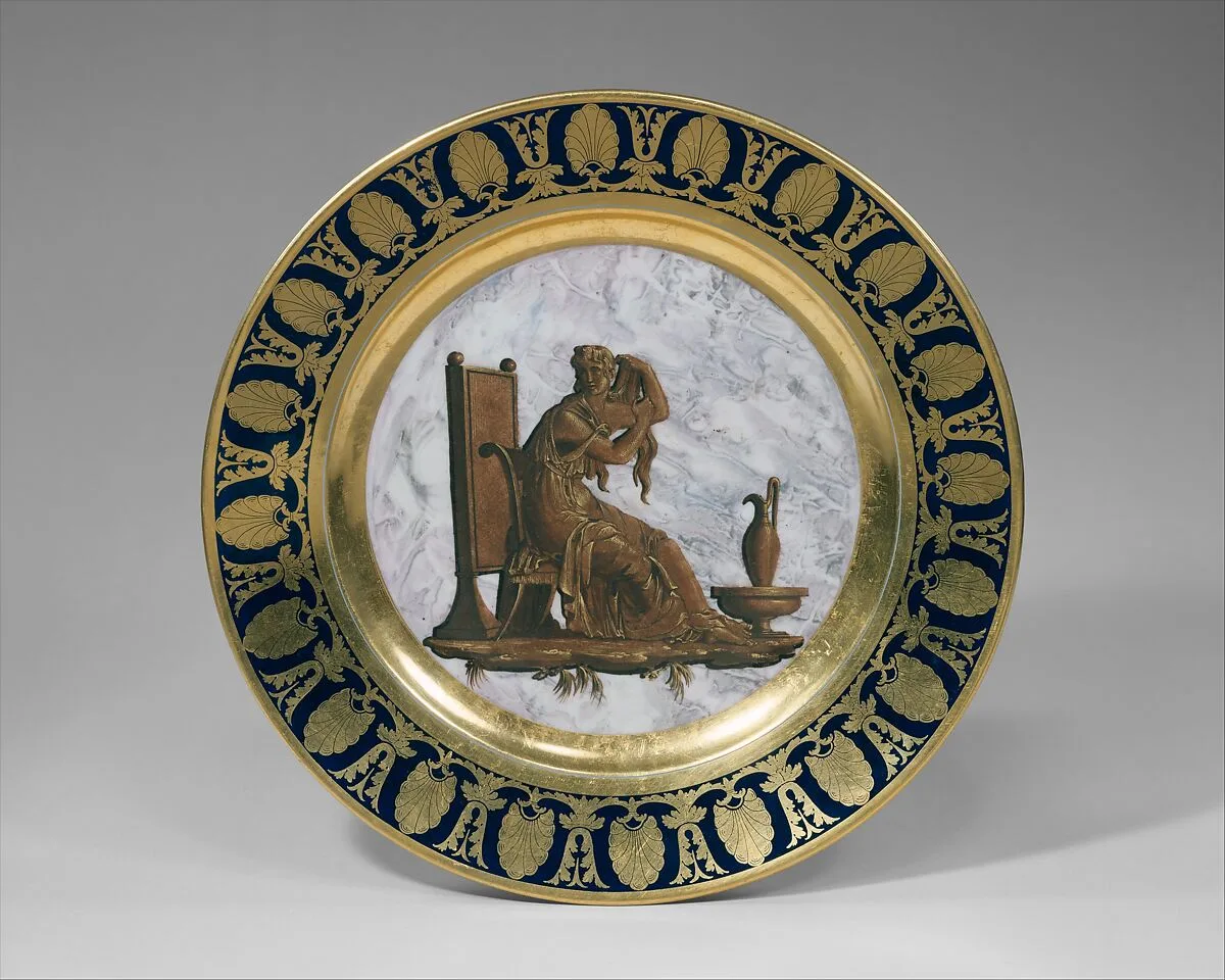 Plate — Sèvres Manufactory|François Antoine Legros d'Anizy|Joseph Léopold Weydinger|Pierre-André Le Guay