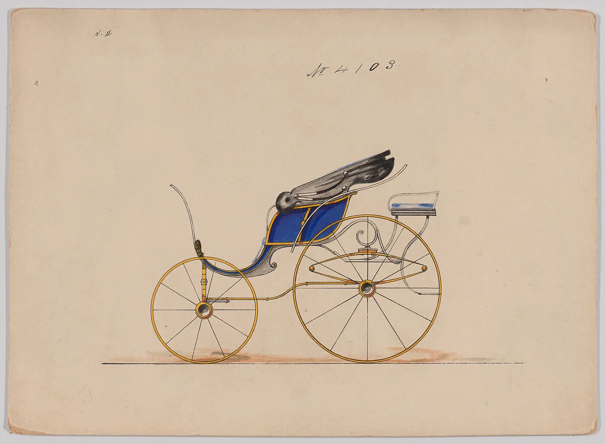 Design for Pony Phaeton, no. 4103 — Brewster & Co.|Herman Stahmer