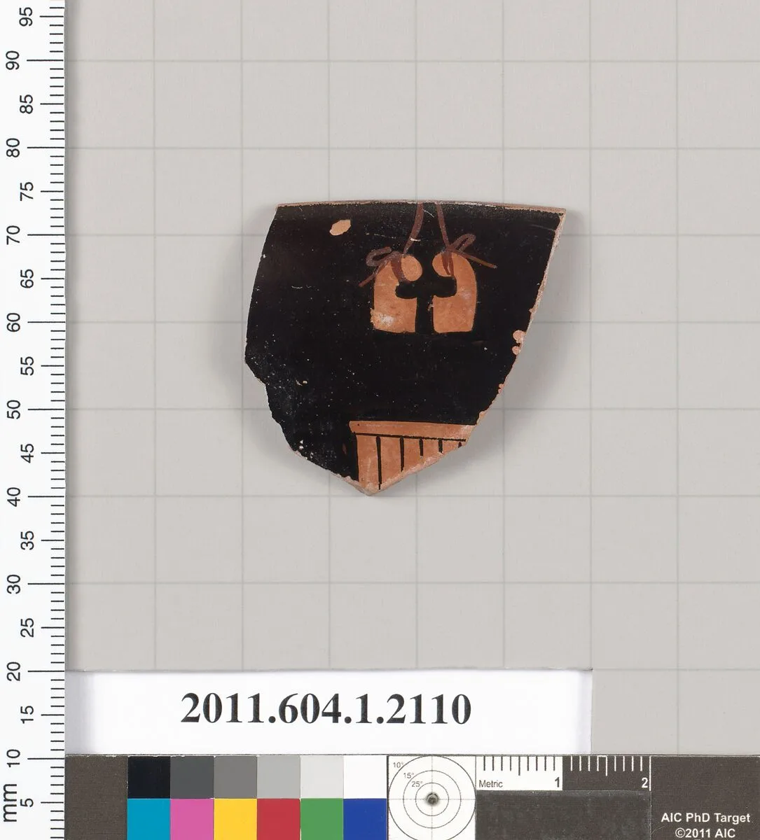Terracotta rim fragment of a kylix (drinking cup) — Unknown