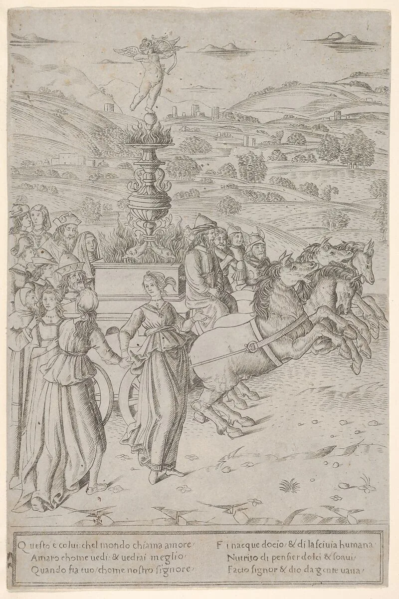 The Triumph of Love, from "The Triumphs of Petrarch" — Francesco Rosselli
