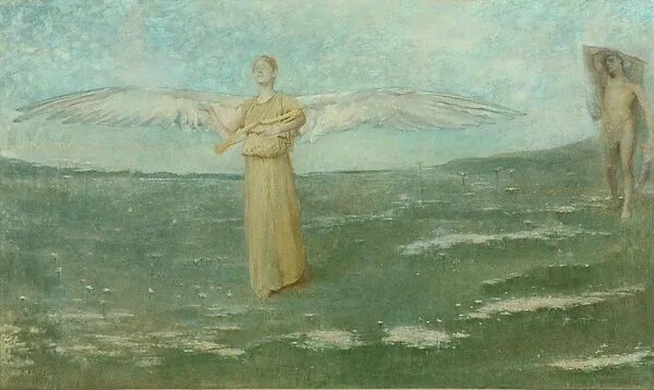 Tobias and the Angel — Thomas Wilmer Dewing
