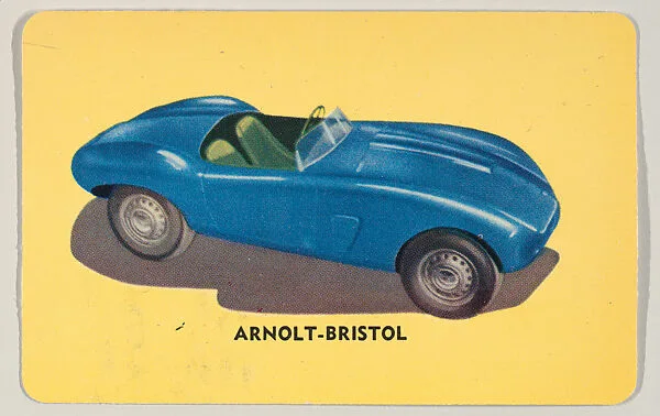 No. 40, Arnolt-Bristol, bakery insert card from the Sports Cars 1955 series (D72), issued by Mother's Cookies — Mother's Cookies