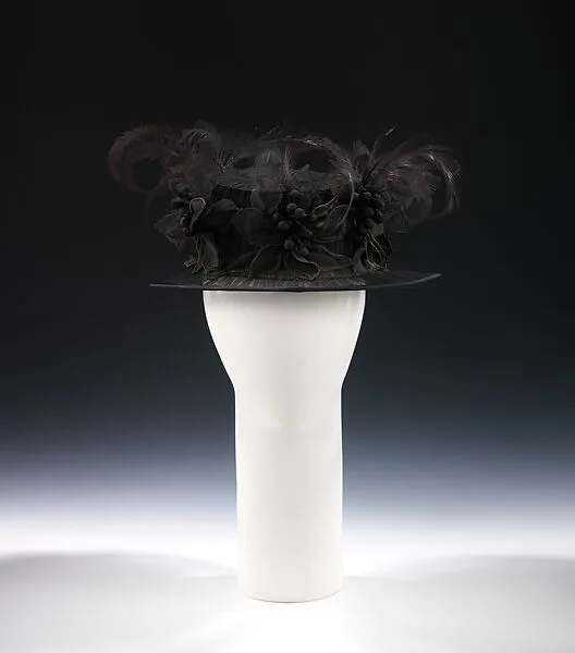 Mourning hat — Crocker