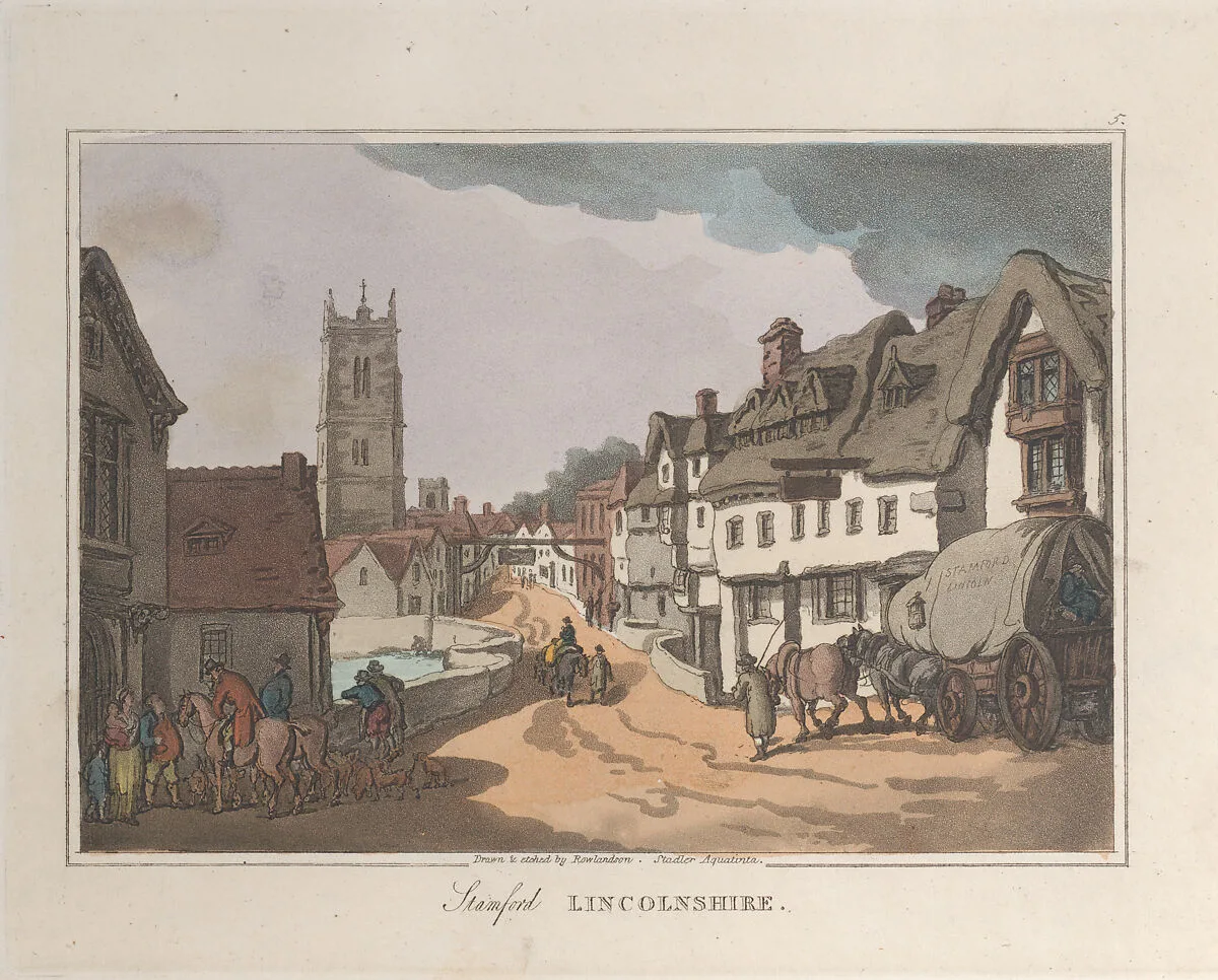 Stamford Lincolnshire — Thomas Rowlandson|Joseph Constantine Stadler
