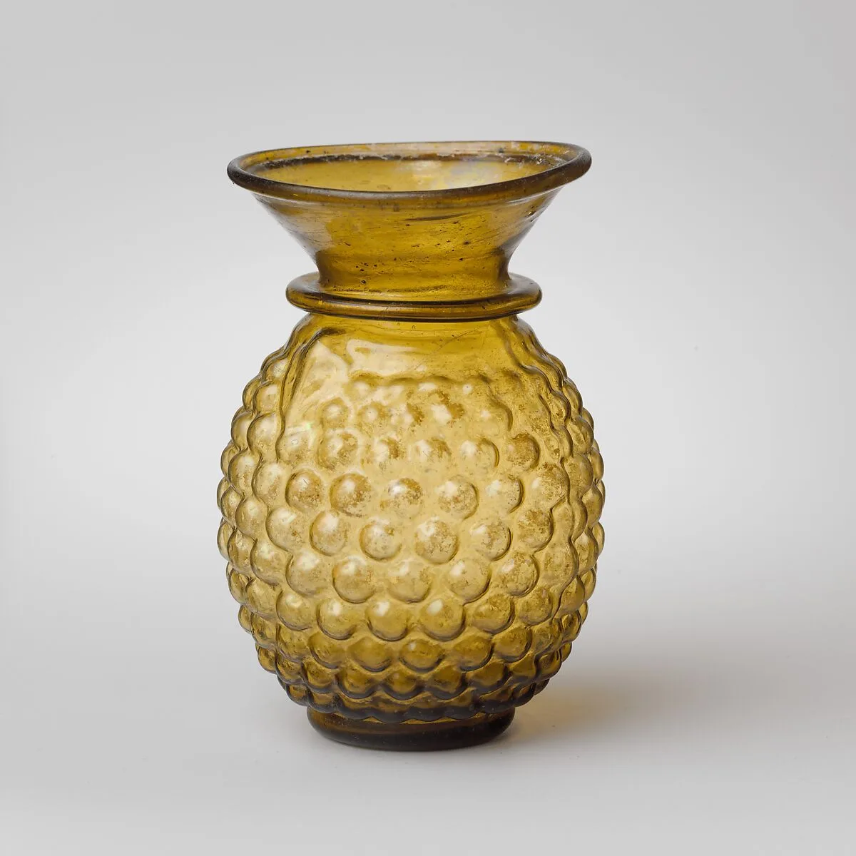 Glass jar in the shape of a bunch of grapes — Unknown