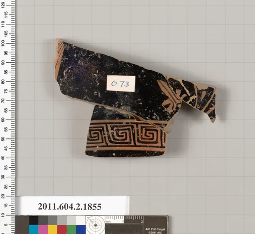 Terracotta fragment of a skyphos (deep drinking cup)