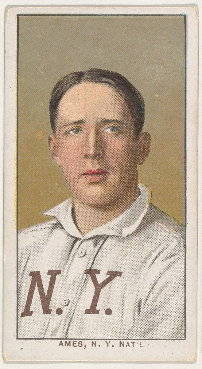 Ames, New York, National League, from the White Border series (T206) for the American Tobacco Company — American Tobacco Company