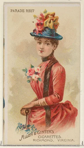 Parade Rest, from the Parasol Drills series (N18) for Allen & Ginter Cigarettes Brands