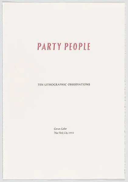 Party People — Gerson Leiber