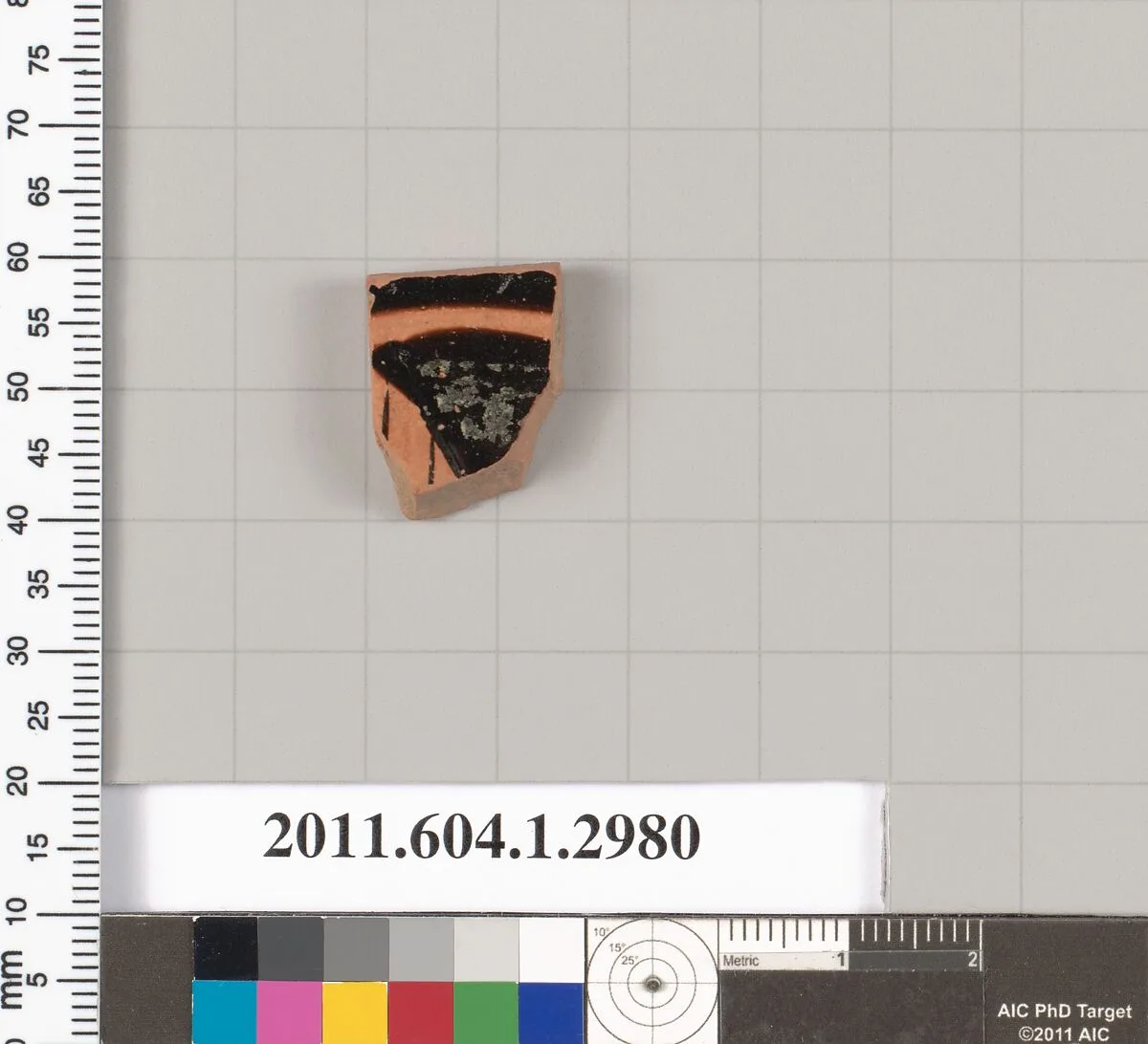 Terracotta fragment of a kylix (drinking cup) — Unknown
