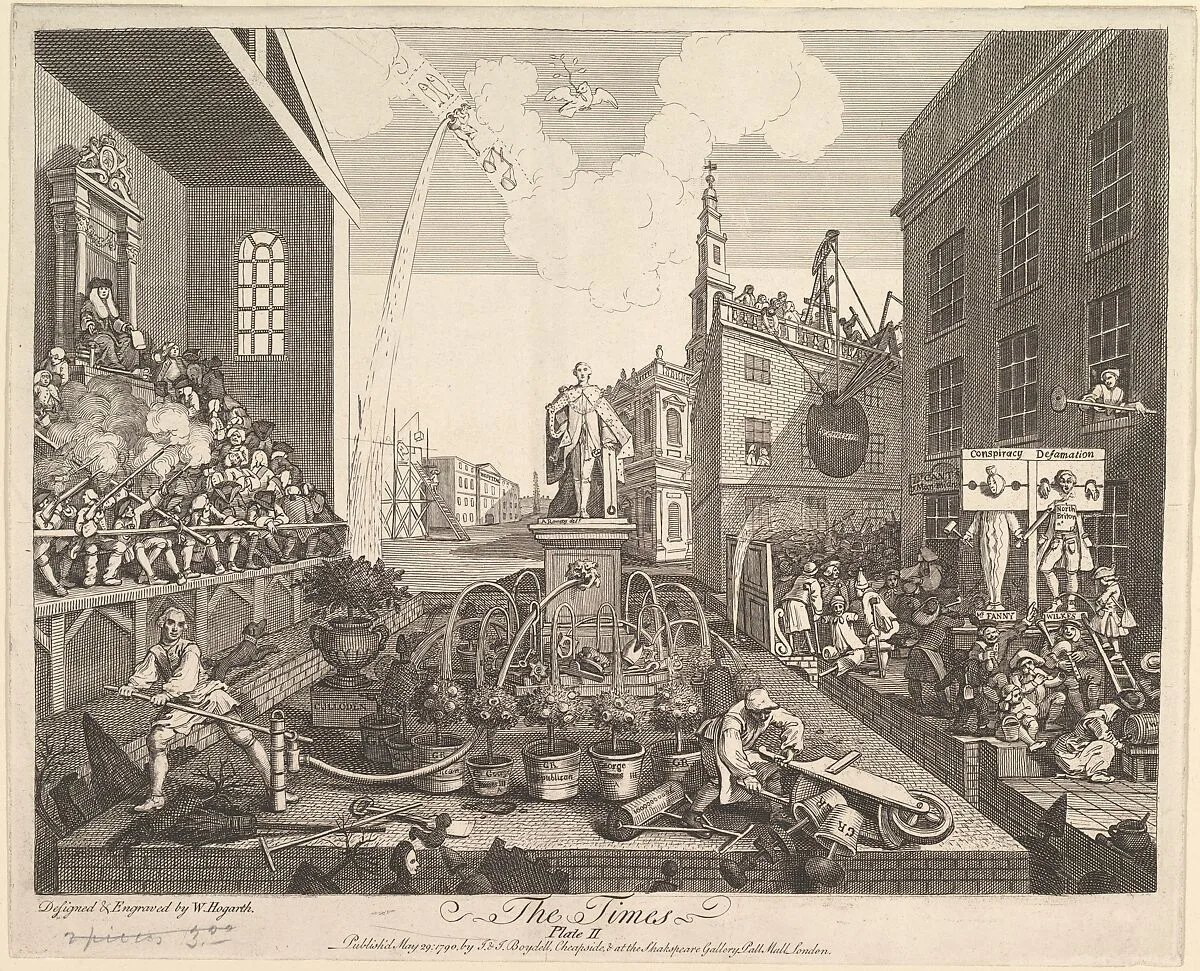 The Times, Plate 2 — William Hogarth|John & Josiah Boydell