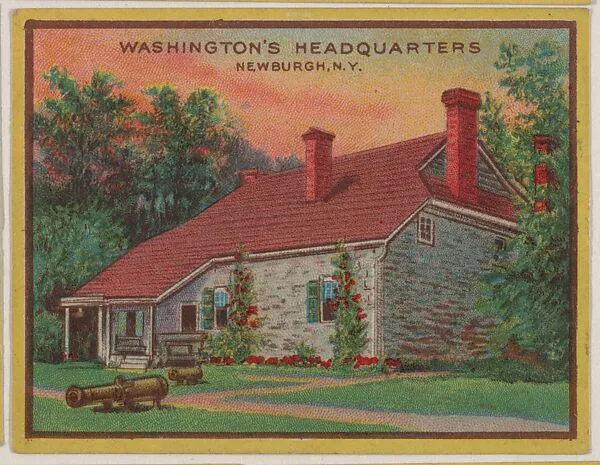 Washington's Headquarters, Newburgh, N. Y., collector card from the Famous Buildings series (D30), issued by the Weber Baking Company — Weber Baking Company