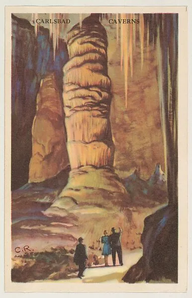 Carlsbad Caverns, bakery card from the Nature's Splendor series (D39-7), issued by Bell Bakeries, Inc. — Bell Bakeries, Inc.