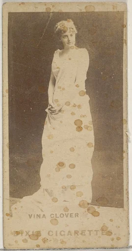 Vina Glover, from the Actors and Actresses series (N45, Type 7) for Dixie Cigarettes