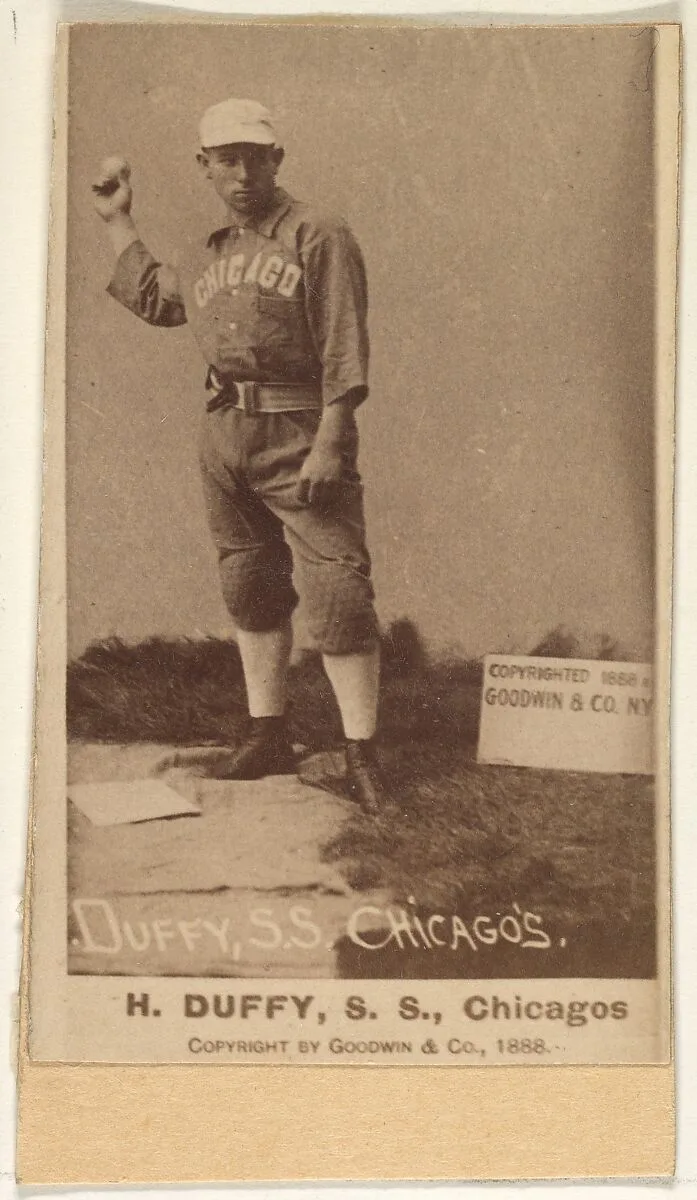 Hugh Duffy, Shortstop, Chicago, from the Old Judge series (N172) for Old Judge Cigarettes — Goodwin & Company