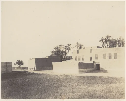 Syout, Habitations Arabes sur le Bord du Nil