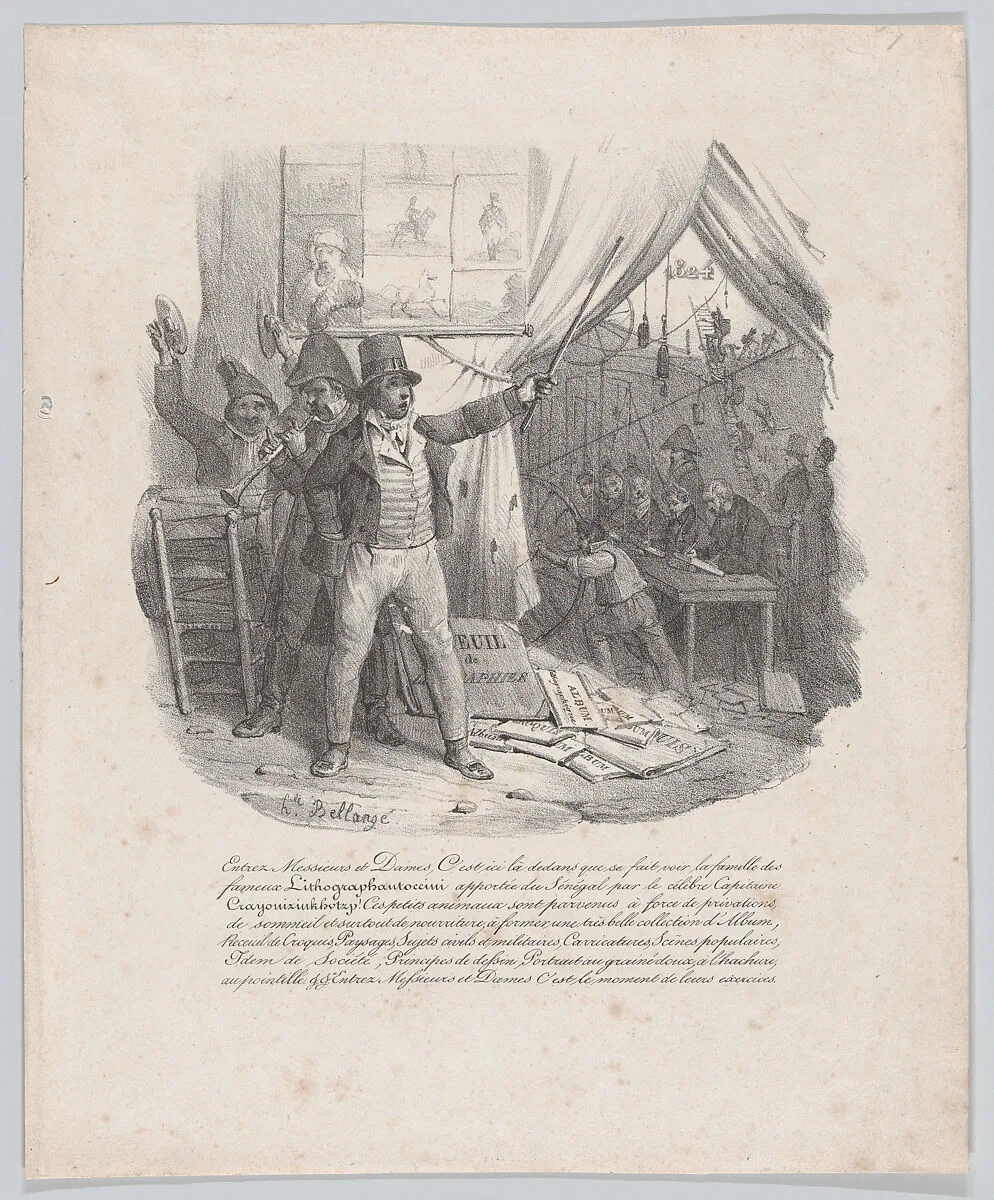 The Family of the Lithographautoccini — Hippolyte Bellangé