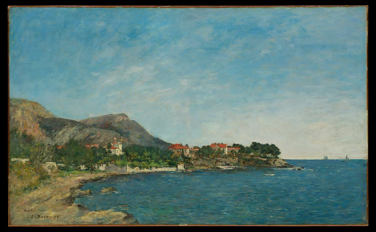 Beaulieu: The Bay of Fourmis — Eugène Boudin