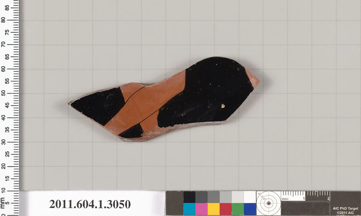Terracotta fragment of a kylix (drinking cup) — Unknown