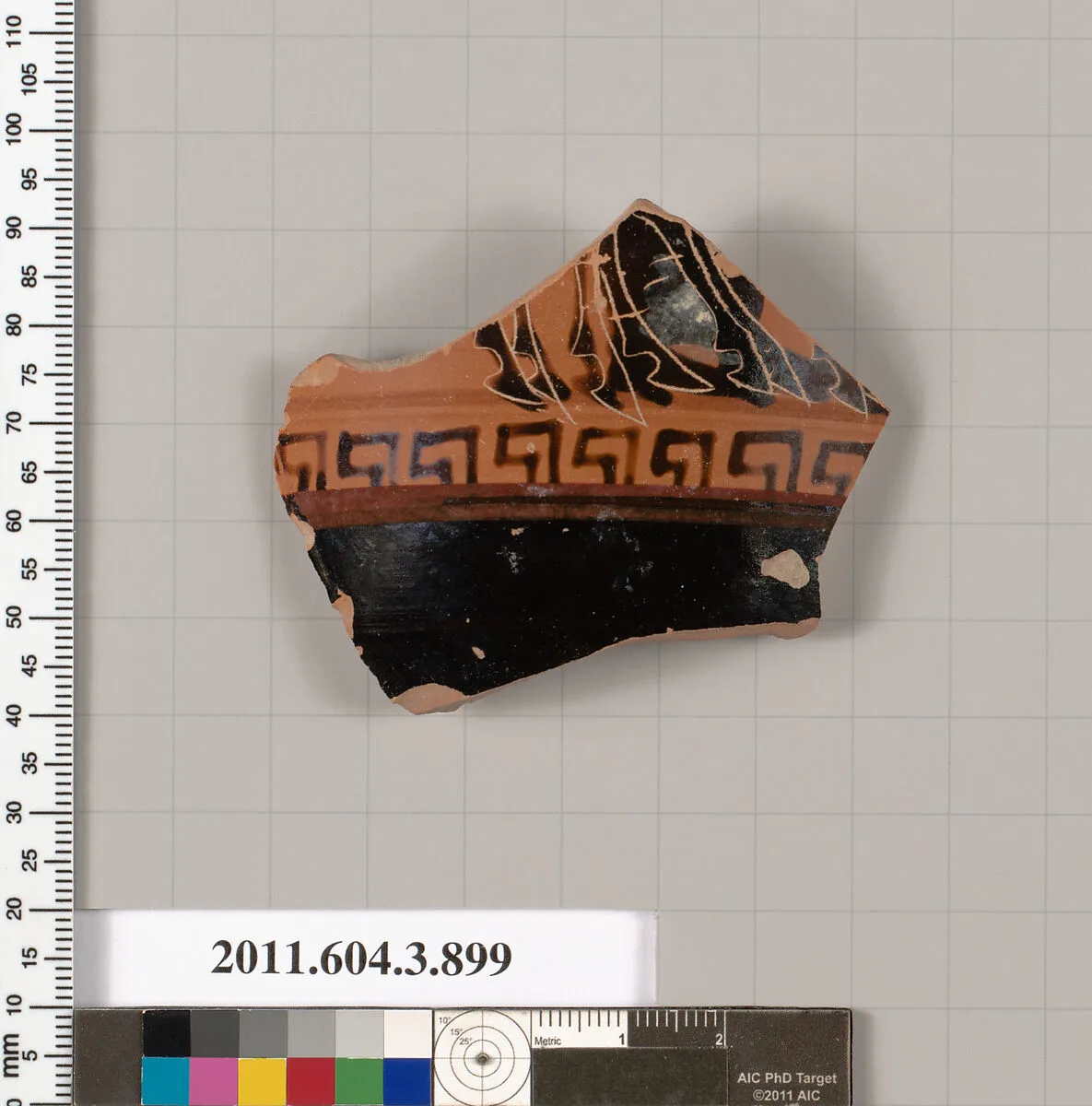 Terracotta fragment of a lekythos (oil flask) — Unknown