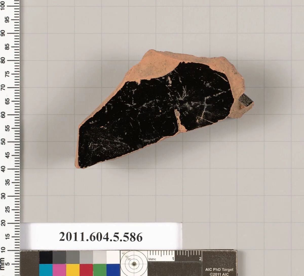 Terracotta fragment of a stemless kylix (drinking cup) — Unknown
