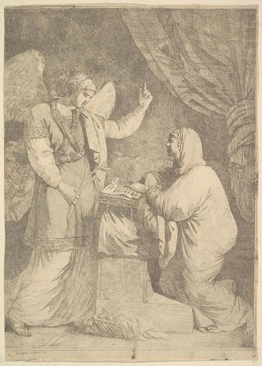 The Annunciation — Jean Jacques Lagrenée