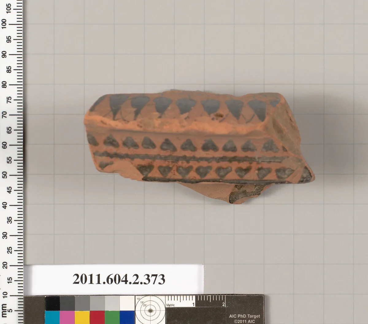 Terracotta fragment of a column-krater (bowl for mixing wine and water) — Unknown