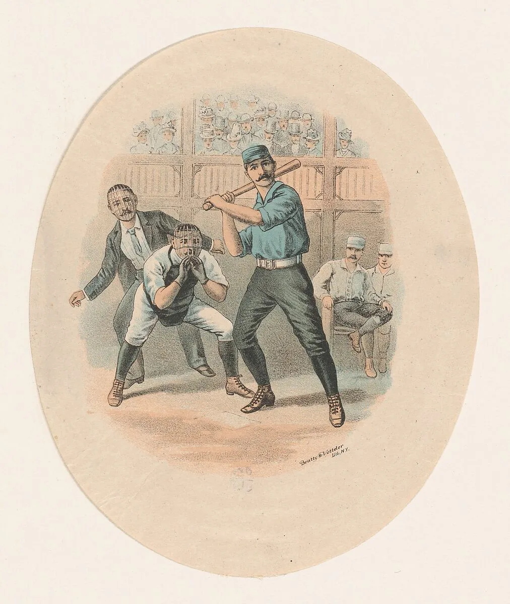 Baseball Scene — Beatty and Votteler