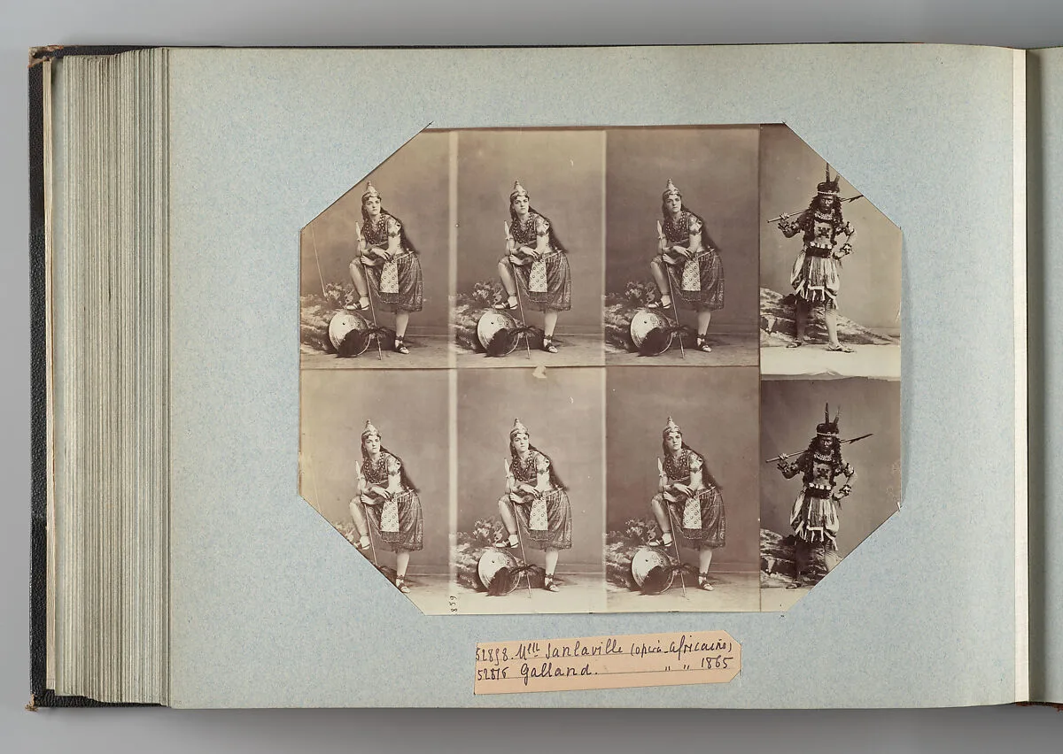 Mlle Sanlaville; Galland — André-Adolphe-Eugène Disdéri