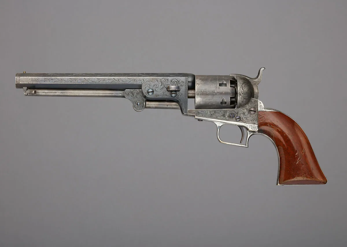 Colt Model 1851 Navy Percussion Revolver, serial no. 2 — Samuel Colt