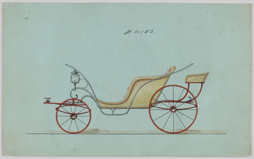 Design for Pony Phaeton, no. 4105