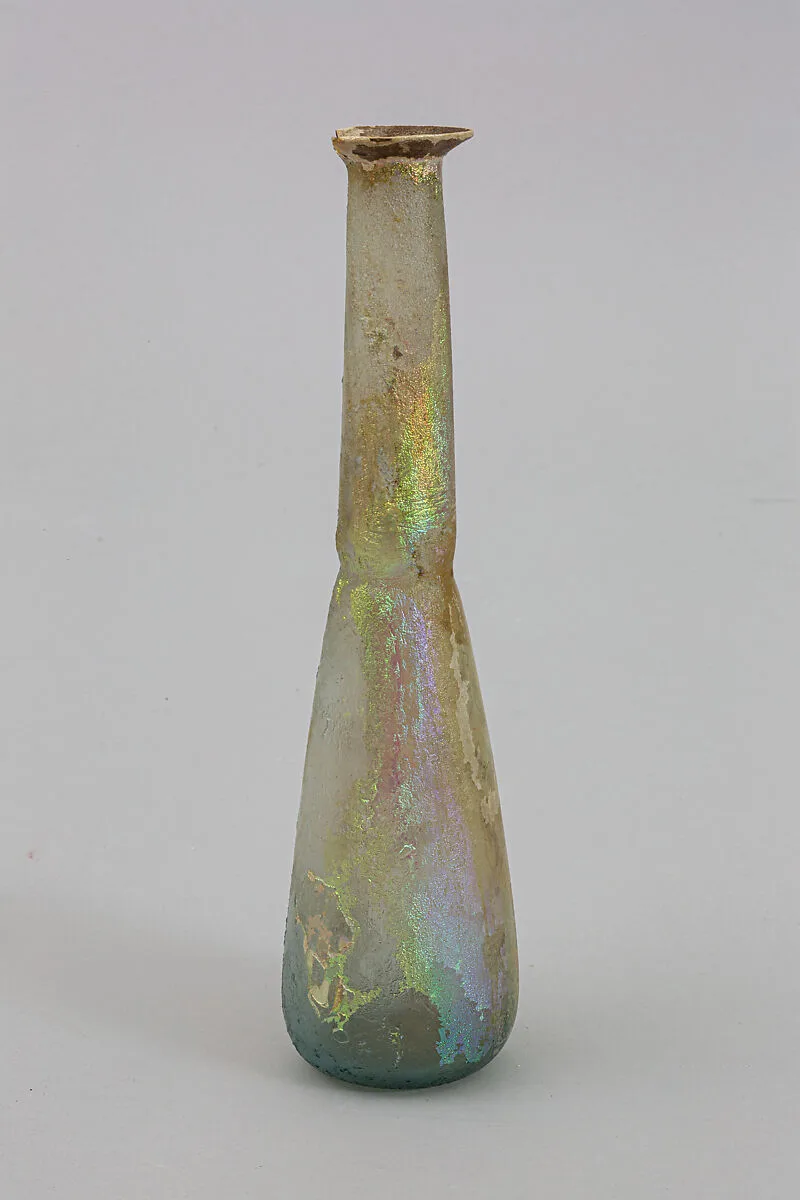 Glass perfume bottle — Unknown
