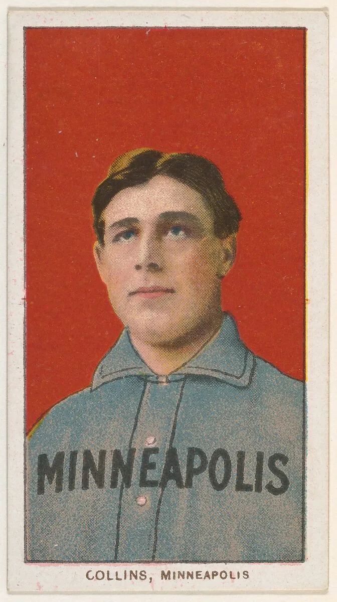 Collins, Minneapolis, American Association, from the White Border series (T206) for the American Tobacco Company — American Tobacco Company