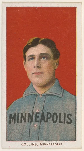 Collins, Minneapolis, American Association, from the White Border series (T206) for the American Tobacco Company