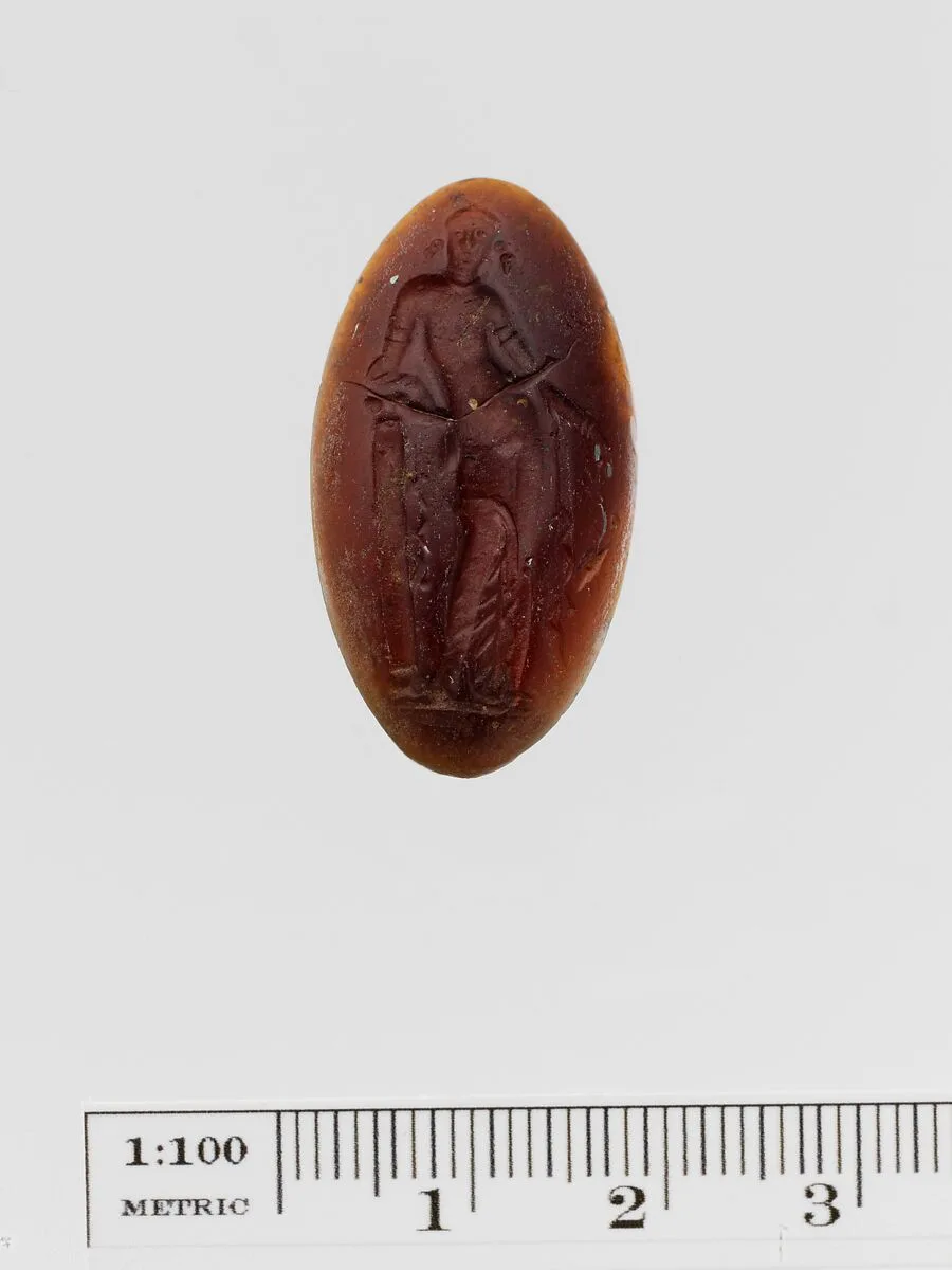 Glass ring stone — Unknown
